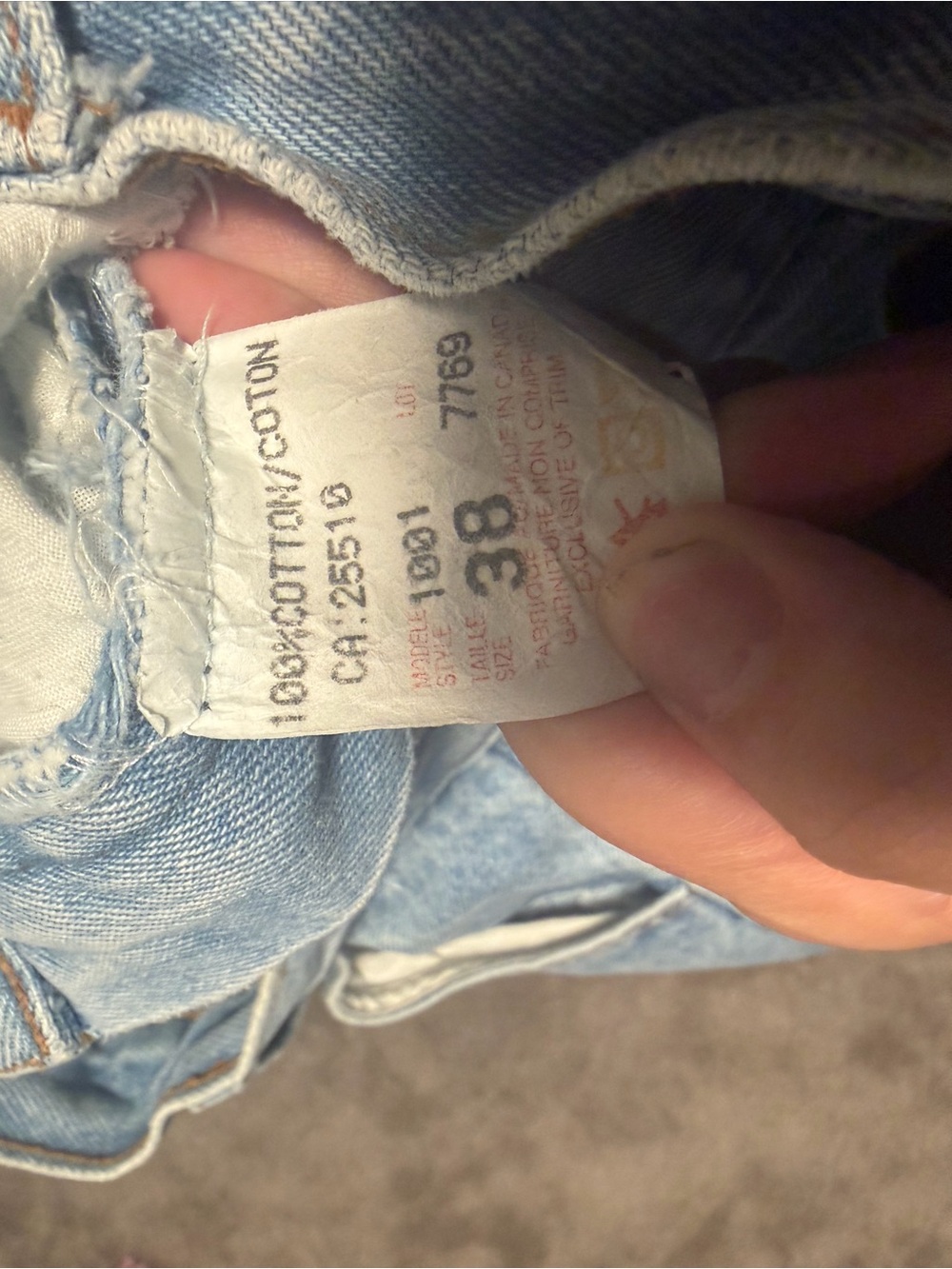 Vintage Jeanswork & Company High Rise Mom Jeans Light Wash Denim 38 - Picture 4 of 7